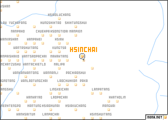 map of Hsinchai