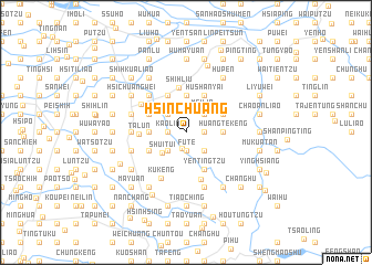 map of Hsin-chuang