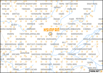 map of Hsin-fan