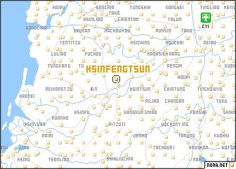 map of Hsin-feng-ts\