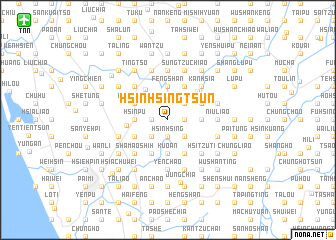 map of Hsin-hsing-ts\