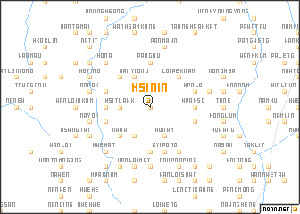 map of Hsi Nin
