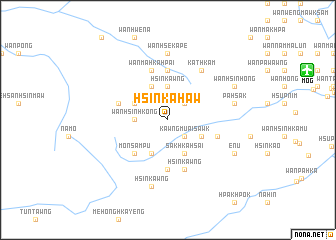 map of Hsinka-haw