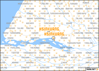 map of Hsin-kuang
