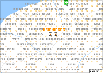 map of Hsin-ming