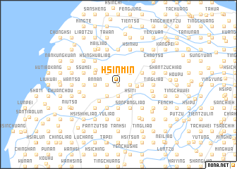 map of Hsin-min