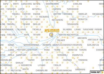 map of Hsin-min