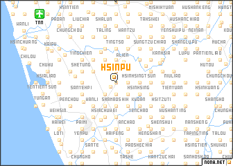 map of Hsin-pu