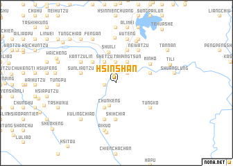 map of Hsin-shan