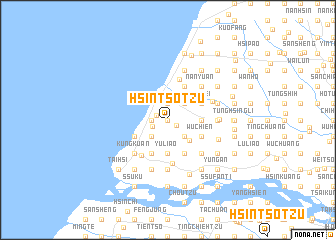 map of Hsin-ts\