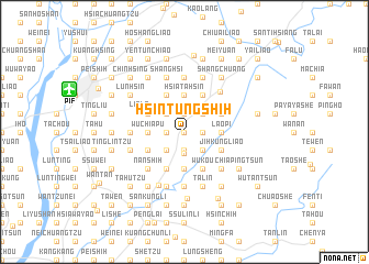 map of Hsin-tung-shih