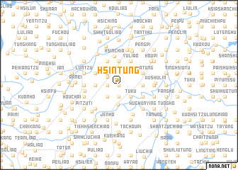 map of Hsin-tung