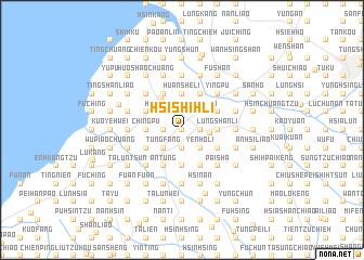 map of Hsi-shih-li