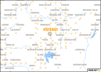 map of Hsi-shui