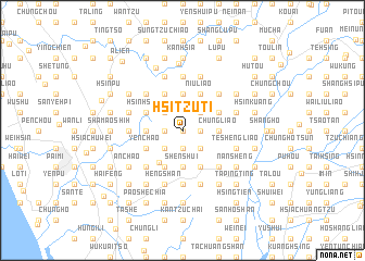 map of Hsi-tzu-ti