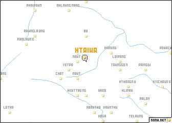 map of Htaiwa