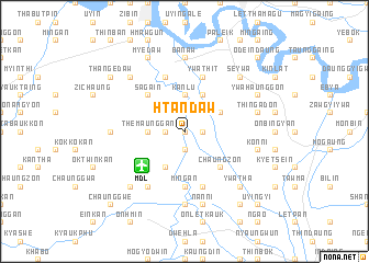 map of Htandaw