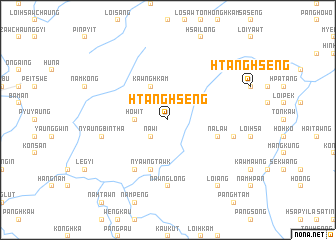 map of Htanghseng