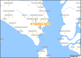 map of Htaungchein