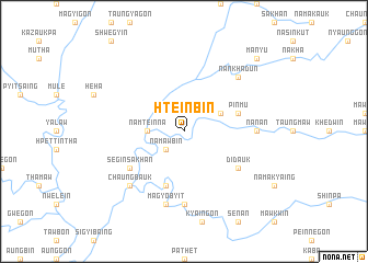 map of Hteinbin