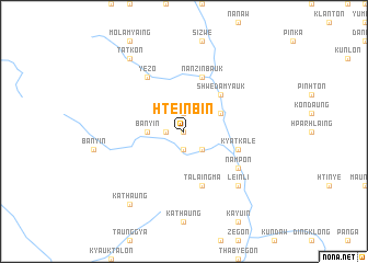 map of Hteinbin