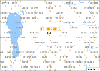 map of Hti-hpaung