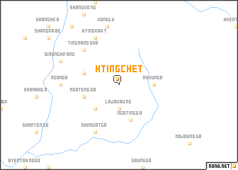 map of Htingchet