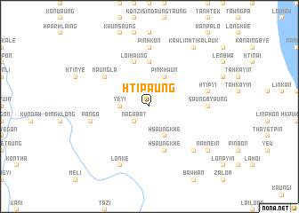 map of Htipaung