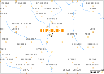 map of Htiphadokhi