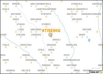 map of Hti-se-hku