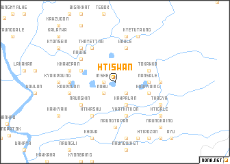 map of Htiswan