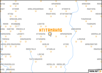 map of Htitamawng