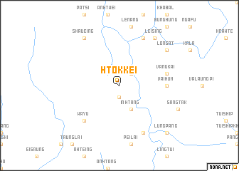 map of Htok-kei