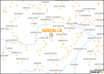 map of Huacalla