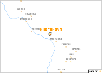 map of Huacamayo