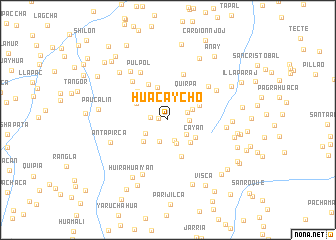 map of Huacaycho