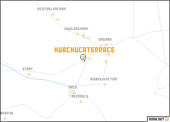 map of Huachuca Terrace