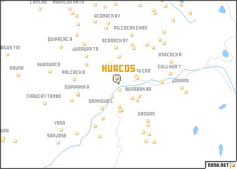 map of Huacos