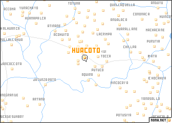 map of Huacoto