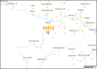 map of Huaco