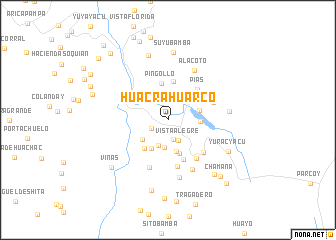 map of Huacrahuarco