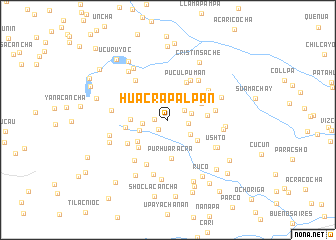 map of Huacrapalpán