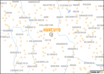 map of Huacuyo