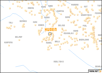 map of Huaen