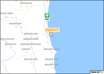 map of Hua Hin