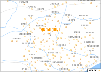 map of Huajiahui