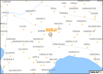 map of Huaji