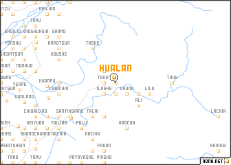 map of Hua-lan