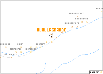 map of Hualla Grande