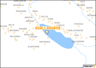 map of Huallahuana